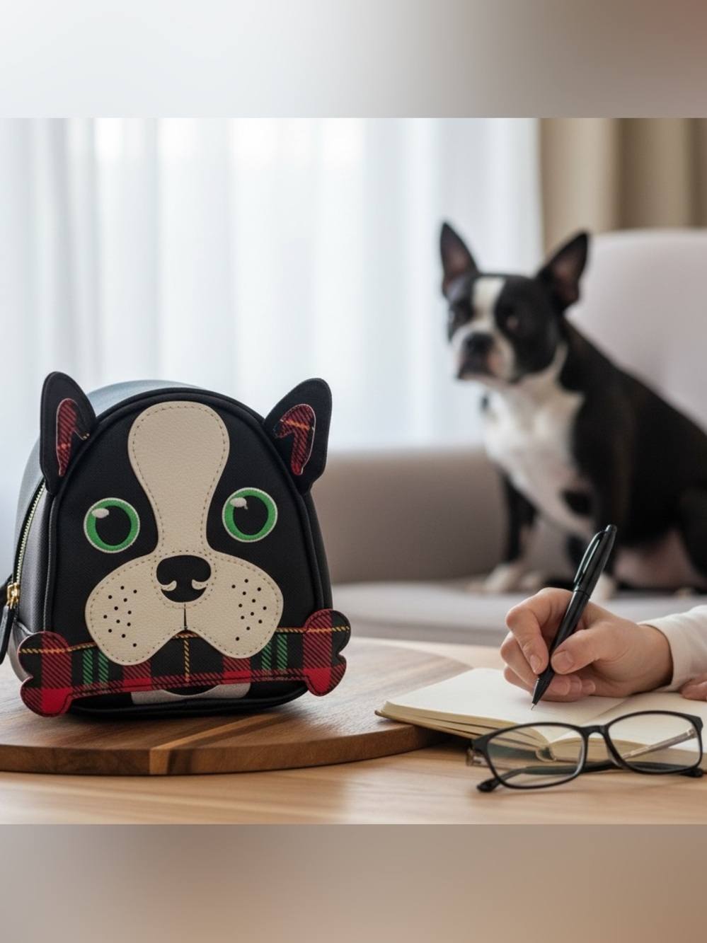 Bath & Bodyworks Boston Terrier Cosmetics Bag